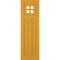 Ekena Millwork True Fit PVC San Antonio Mission Style Fixed Mount Shutters, Turmeric, 15W x 32H, PR TFP001ST15X032TU - alternate 9